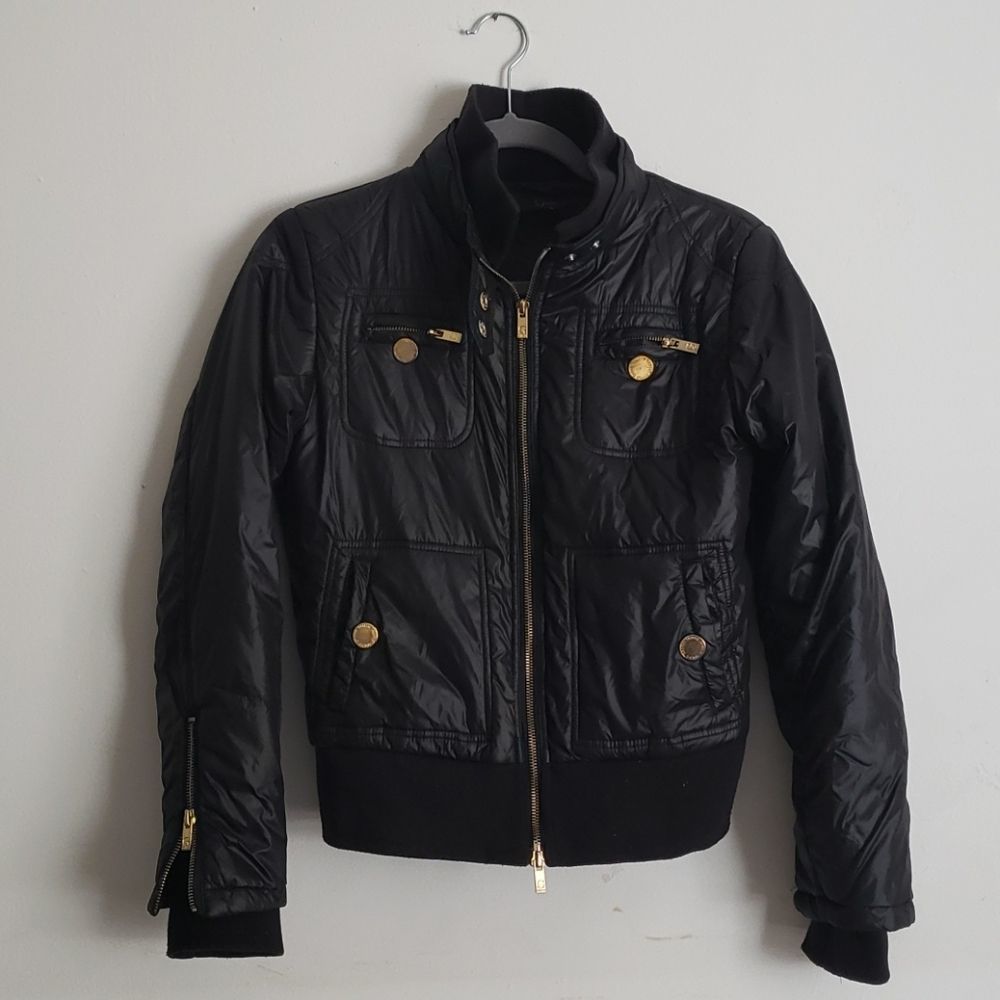 Graffio leather jacket